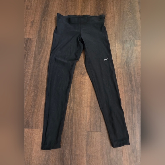 Nike Black Leggings Dri FIT - Picture 1 of 6